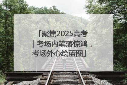 聚焦2025高考｜考场内笔落惊鸿，考场外心绘蓝图
