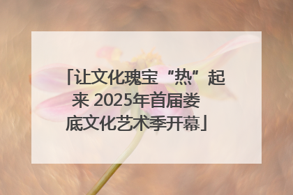 让文化瑰宝“热”起来 2025年首届娄底文化艺术季开幕
