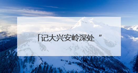 记大兴安岭深处“绣地球”的人：层林揽梦“绘绿洲”
