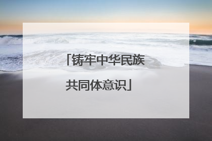 铸牢中华民族共同体意识
