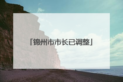 锦州市市长已调整