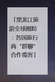 黑龙江旅游全球圈粉：各国旅行商“群聊”合作揽客