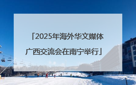 2025年海外华文媒体广西交流会在南宁举行