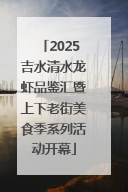 2025吉水清水龙虾品鉴汇暨上下老街美食季系列活动开幕