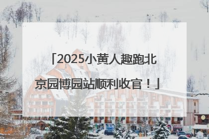 2025小黄人趣跑北京园博园站顺利收官！