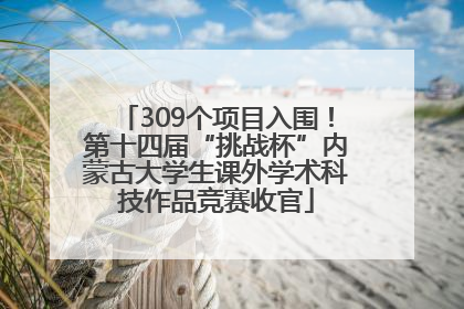 309个项目入围！第十四届“挑战杯”内蒙古大学生课外学术科技作品竞赛收官